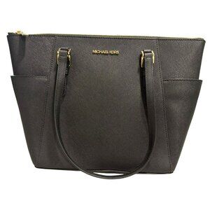 Michael Kors Black Saffiano Leather Tote Bag NEW